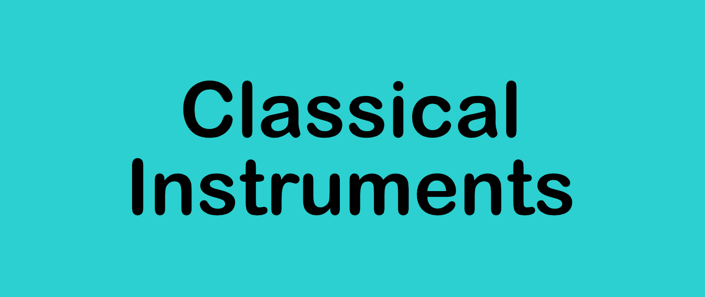 Classical instruments button