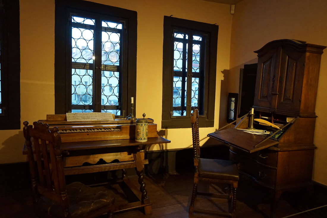Picture of Bach's study