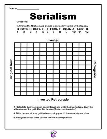 Picture of serialism worksheet