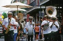 Picture of New Orleans jazz band