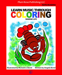 Picture of Learn Music Through Coloring Note Reading: Marine Life book