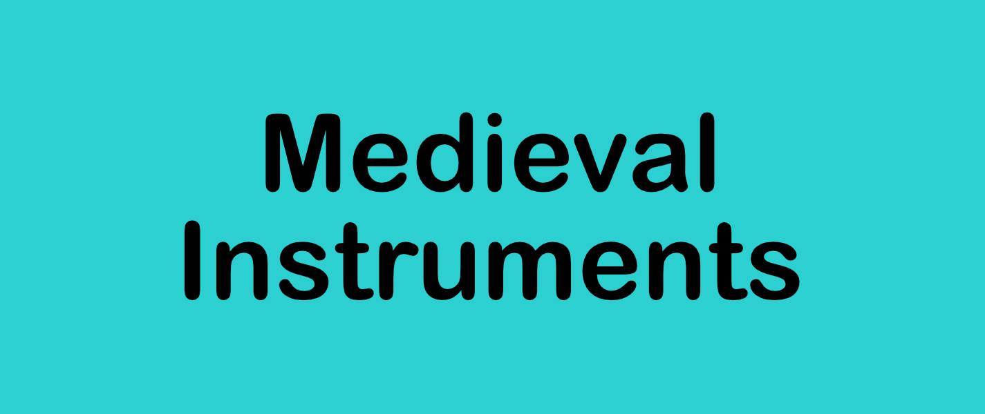 Medieval instruments button