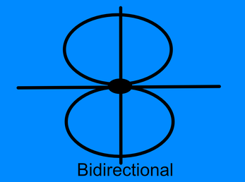 diagram of bidirectional polar pattern