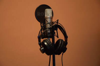 Picture of condenser microphone