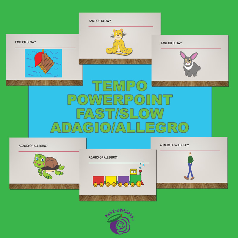 Picture of Tempo Powerpoint for VPK, ESE, and Kindergarten music class